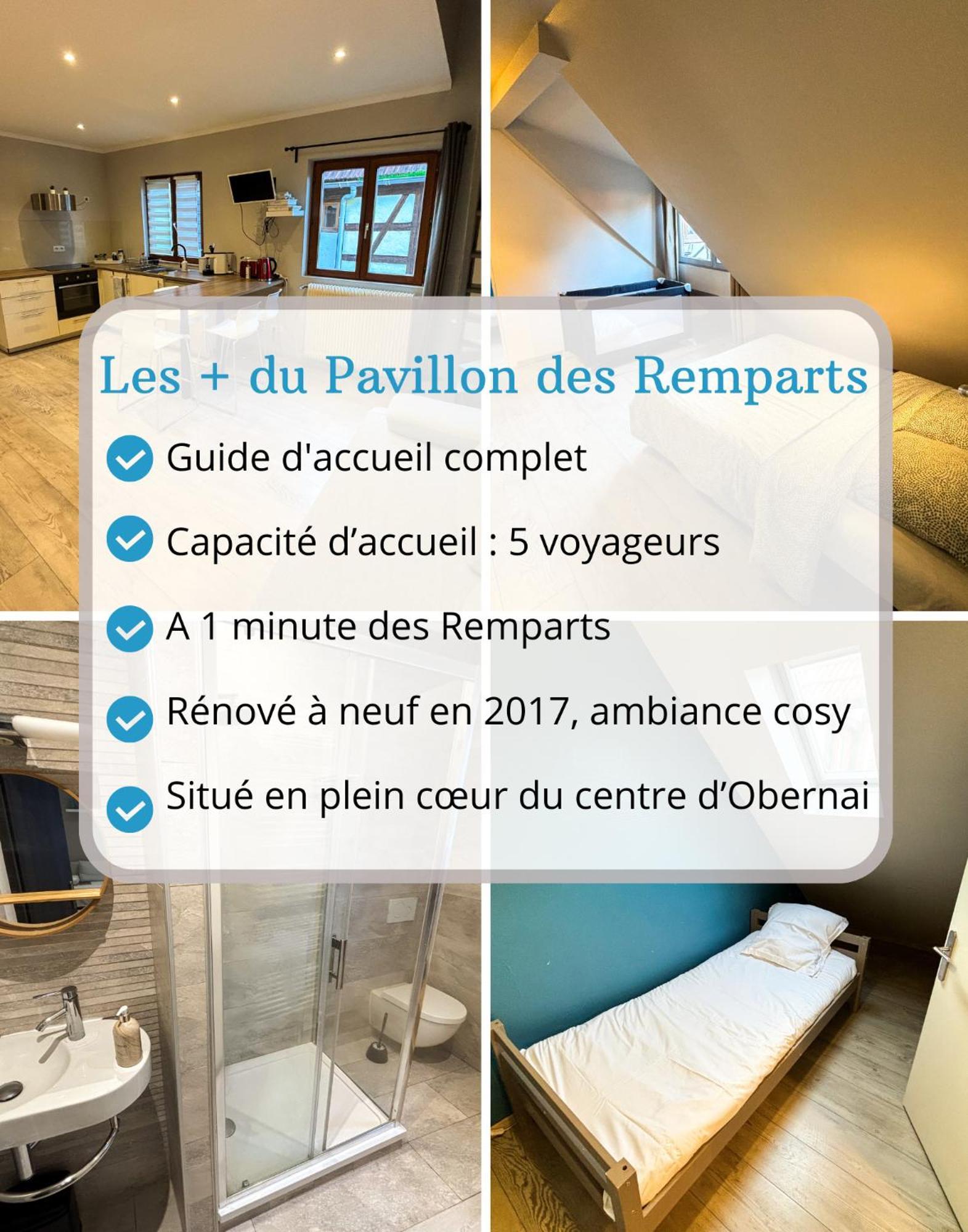 Le Pavillon Des Remparts - Commerces A Proximite - Centre-Ville - Appartement Cosy Оберне Экстерьер фото